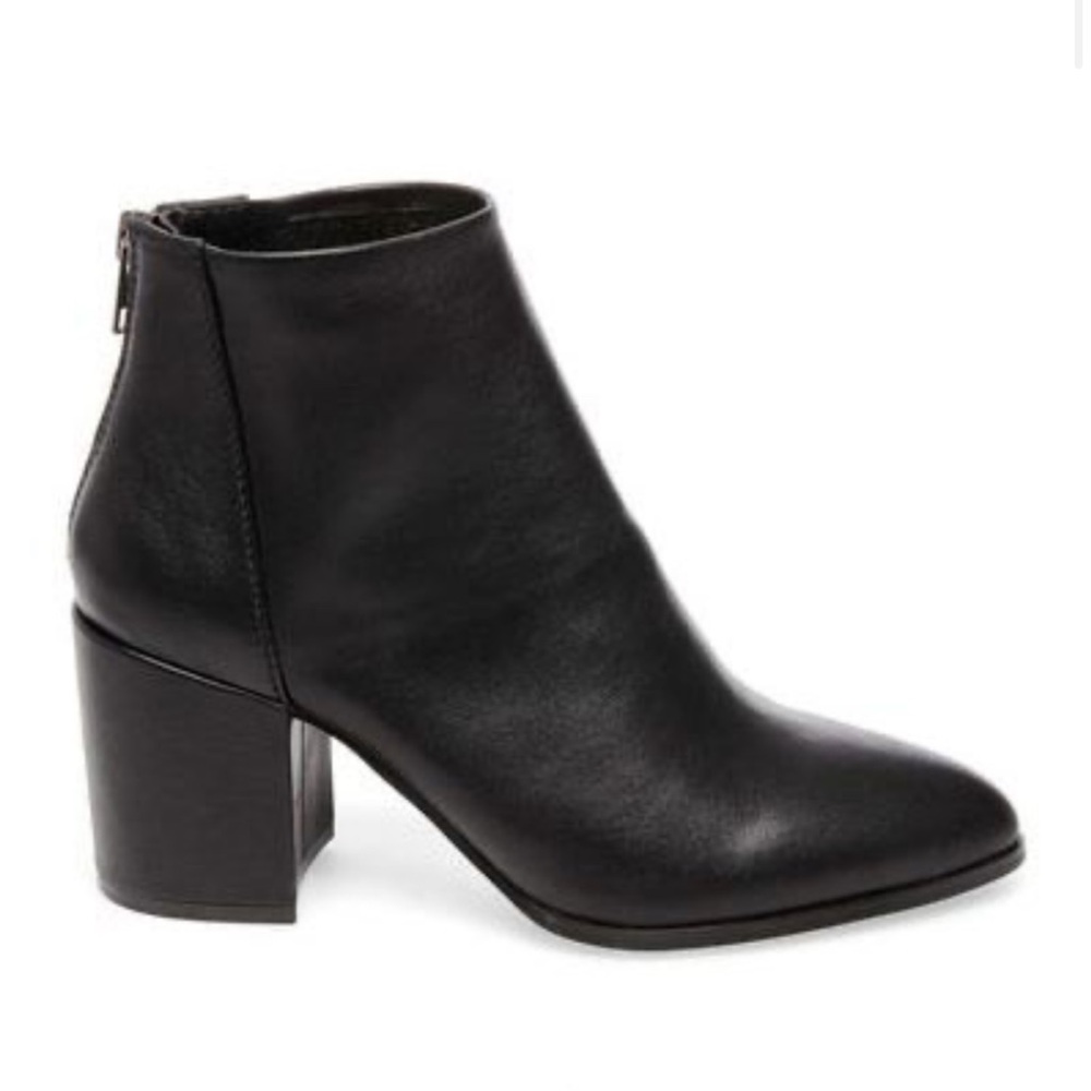 Steve Madden Black Ankle Booties- Jillian
